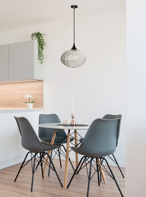 Hanging lamp black/clear 265mm Exeter Ledea 50101277