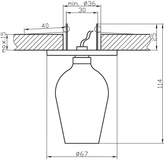 CEILING LUMINAIRE G4 2299764