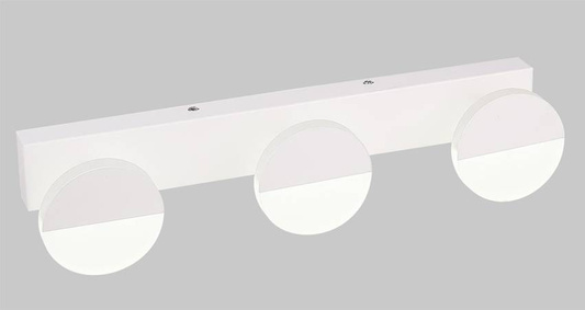 Badezimmerwandleuchte weiß dreifach LED 3W 4000K Sing Candellux 23-72818