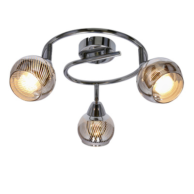 Spiraldeckenleuchte 3X10W E14 LED Chrom FORT 98-62833