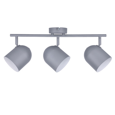 Lampa ścienna candellux azuro 93-63229 listwa e27 szary mat