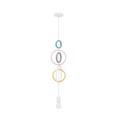 HOOPS 5 HANGING LAMP 1X20W E27 IQ KIDS MIX COLOR