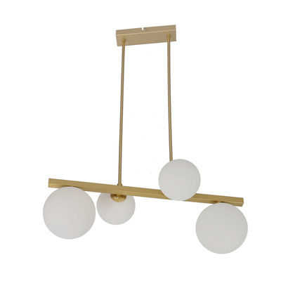 Hanging ceiling lamp brass 4xG9 Kama 34-73426