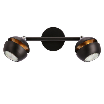 Boni strip 2x3w gu10 led black