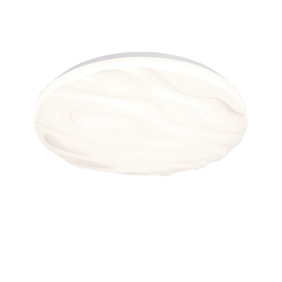 Nevada Deckenleuchte, weiße Deckenleuchte, 24 W, LED, 38,5 cm, Himmeleffekt