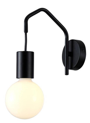 Wandleuchte schwarz matt Metallgestell Basso Candellux 21-70999