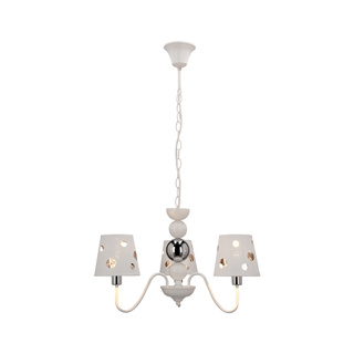 Suspension lustre blanc 3xE14 Batley Ledea 50203109
