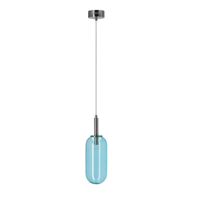 Suspension en verre bleu LED 6W Fiuggi Ledea 50133213