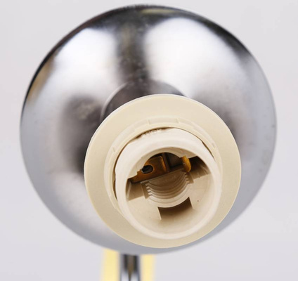 Wall lamp chrome / gold thread lampshade E14 40W Diva Candellux 21-55040