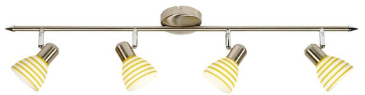 Plafonnier Candellux 94-89482 bande Citrona 4xG9 nickel mat