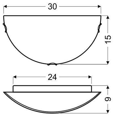 Aplică Candellux Bona 1xE27 30cm 11-62232