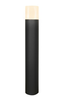 Lampa ogrodowa LED SEDUM – czarny słupek 12W IP65 – nowoczesne oświetlenie ścieżki ogrodowej