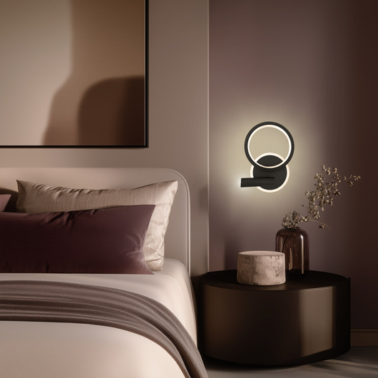 MONET wall lamp black 18W LED 3000K 22-35660