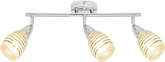 Wall lamp candellux jubilat 93-55729 chrome e14 led strip