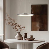 Lampa wisząca LED 18W ring okrągła 29cm chrom Lune 31-64592