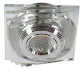 Plafonnier LED 3W verre carré SS-32 Candellux 2228808
