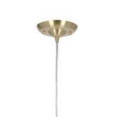 Lampa suspendata Prima gold auriu satinat E27 negru 31-09241