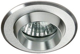Nowoczesna oprawa wpuszczana MR16 SA-02 SNS/AL srebrna stała aluminium + oprawka GU10