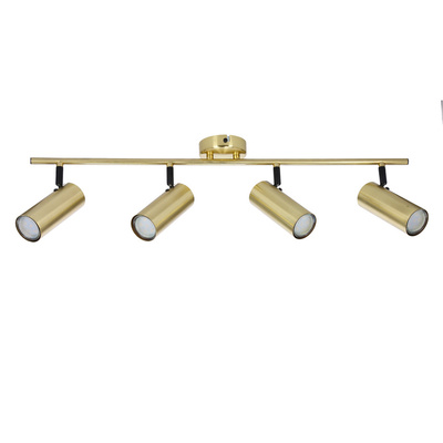 Lampa mosiądz ścienna/sufitowa listwa 4x15W Colly 94-01740