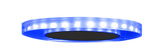 Plafonnier Oeillet Candellux Ssp-23 Ch/Tr+Bl 8W Led 230V Anneau Led Bleu