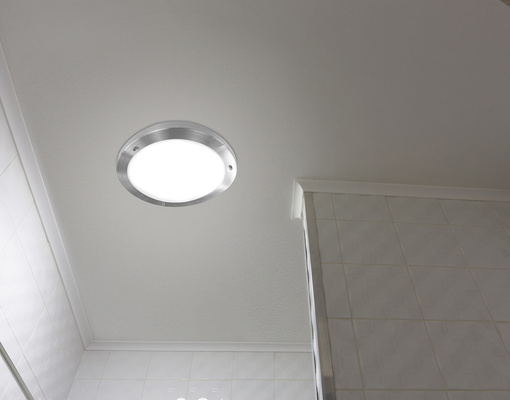 Ceiling lamp Aquila 13-84197 32cm 1xE27 Satin Nickel IP44