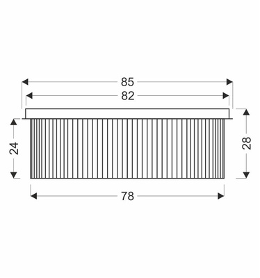 Candellux 30-02832 Luxor ampla 8*10W G4 Nickel Deckenleuchte