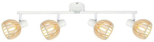 Lampe Candellux Attari Streifen 94-68101 E14 Holz