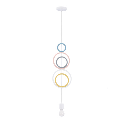 HOOPS 5 HANGING LAMP 1X20W E27 IQ KIDS MIX COLOR