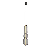 Pendant wire lamp PUMA with elongated shade 14 x 71 cm designer living room lighting LED 3000K