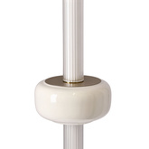 Lampa wisząca Puras D ze szklaną ozdobą pojedyncza LED 15W 3000K do sypialni i salonu