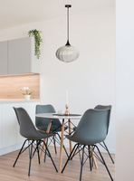 Hängelampe schwarz/klar 265mm Exeter Ledea 50101277