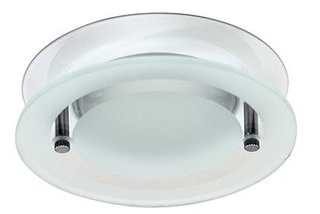 Plafonnier rond blanc avec verre OZS-08 2277501