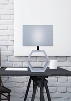 Table lamp ceramic graphite Vidal 41-68552