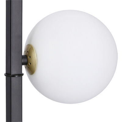 Lampa de podea negru + auriu Kama 53-01238