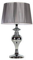 Bedside table lamp silver thread lampshade Gillenia Candellux 41-11954