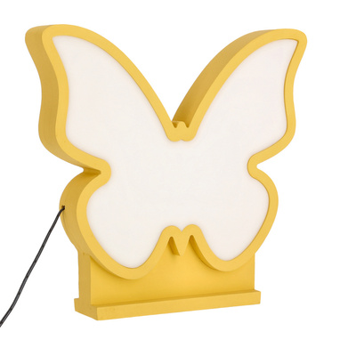 BUTTERFLY LED TABLE LAMP FOR CHILDREN IQ KIDS GOLD