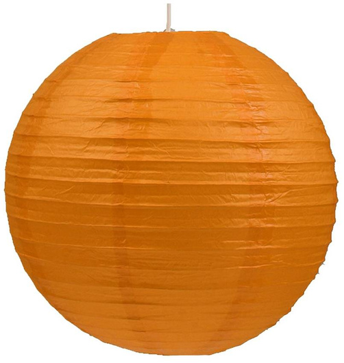 Ball Cocoon Candellux Lampshade 31-88201 Paper Orange