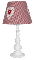 Lampe à poser blanc et rose 51cm Sweet 41-64189