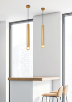 Pendelleuchte gold 50cm Austin Ledea 50101231