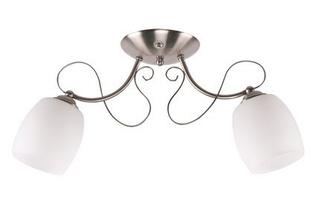 Plafonnier Amba 2X40W E27 Blanc