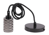 Schwarze Metall-Sling-Pendelleuchte E27 31-04901