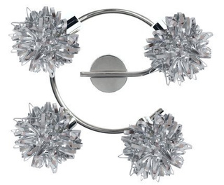 Lampa sufitowa Split okrągła 4-punktowa do salonu metalowa