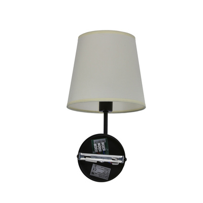 Wall lamp black and beige matte Pasteri 21-01344