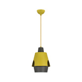Yellow grey pendant lamp E27 Falun Ledea 50101149
