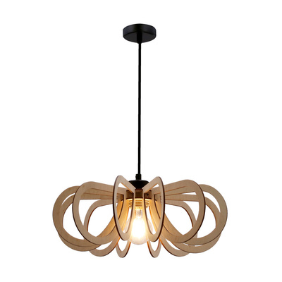 ECO 5 SUSPENSION 1X40 E27 ABAT-JOUR BOIS