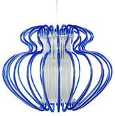 Lampe suspendue bleu 52cm Imperia 31-36561