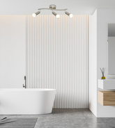 Bandă de perete 3X40W E14 nichel satinat ARC 93-63465