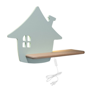 Applique murale étagère LED 5W 4000K IQ Kids House menthe 21-85214