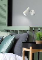 Wall lamp sconce 1X40W E14 white matt PICARDO 91-44198