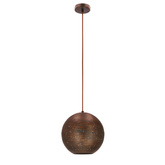 Plafonnier suspendu 1X60W E27 marron 31-43283